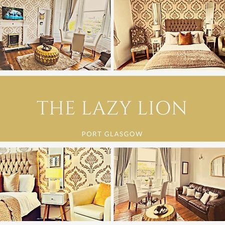 The Lazy Lion - Spacious 2 Bedroom - Town Centre Holiday Home Apartment Port Glasgow Ngoại thất bức ảnh